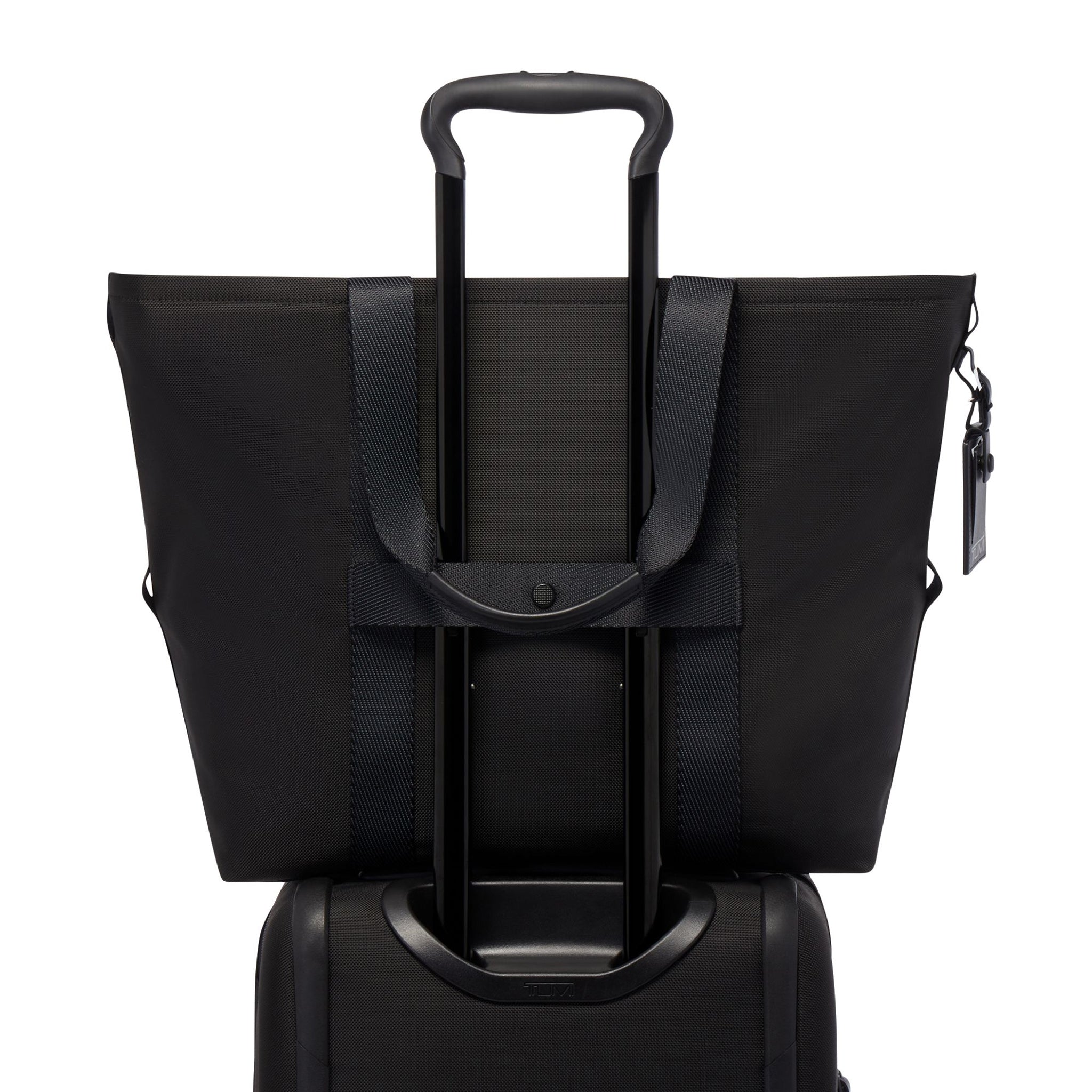 Essential Medium East West Tote - Black