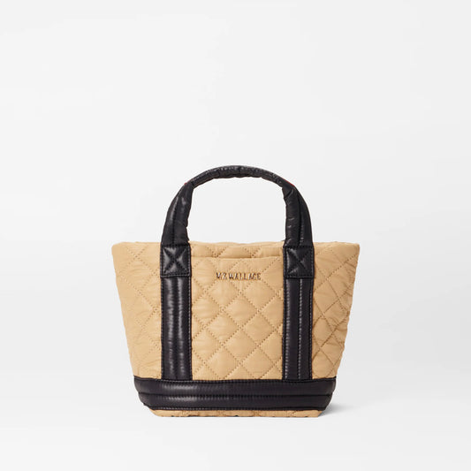 Mini Empire Tote - Camel & Black
