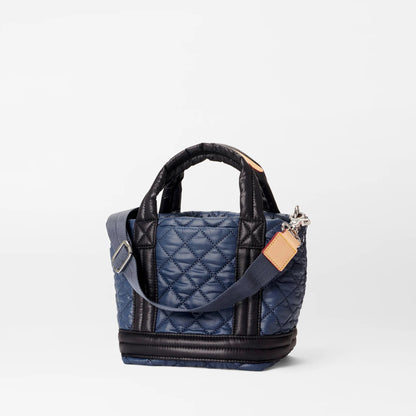 Mini Empire Tote - Navy & Black