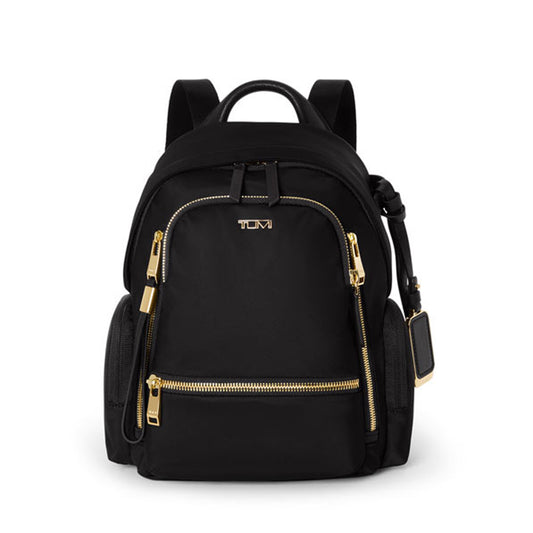 Celina Small Backpack - Black/Gold