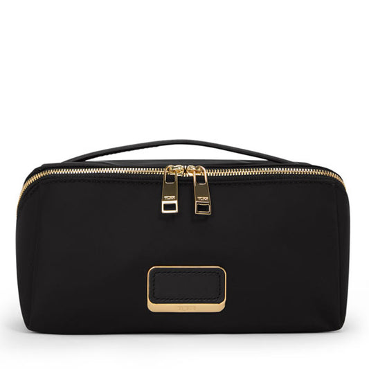 Dallas Cosmetic Bag - Black/Gold