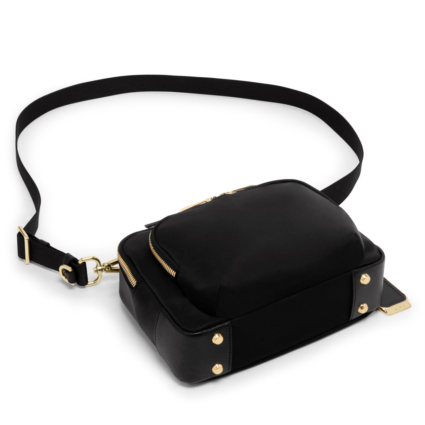Voyageur Teghan Crossbody - Black/Gold
