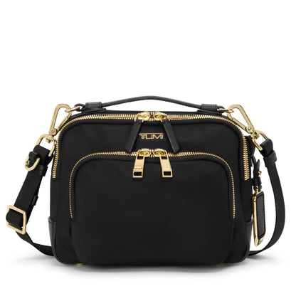 Voyageur Teghan Crossbody - Black/Gold