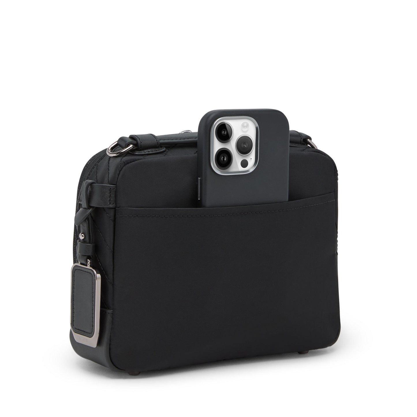 Voyageur Teghan Crossbody - Black Quilted