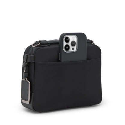 Voyageur Teghan Crossbody - Black Quilted