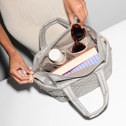 Small Metro City Tote - Sable Pearl Metallic