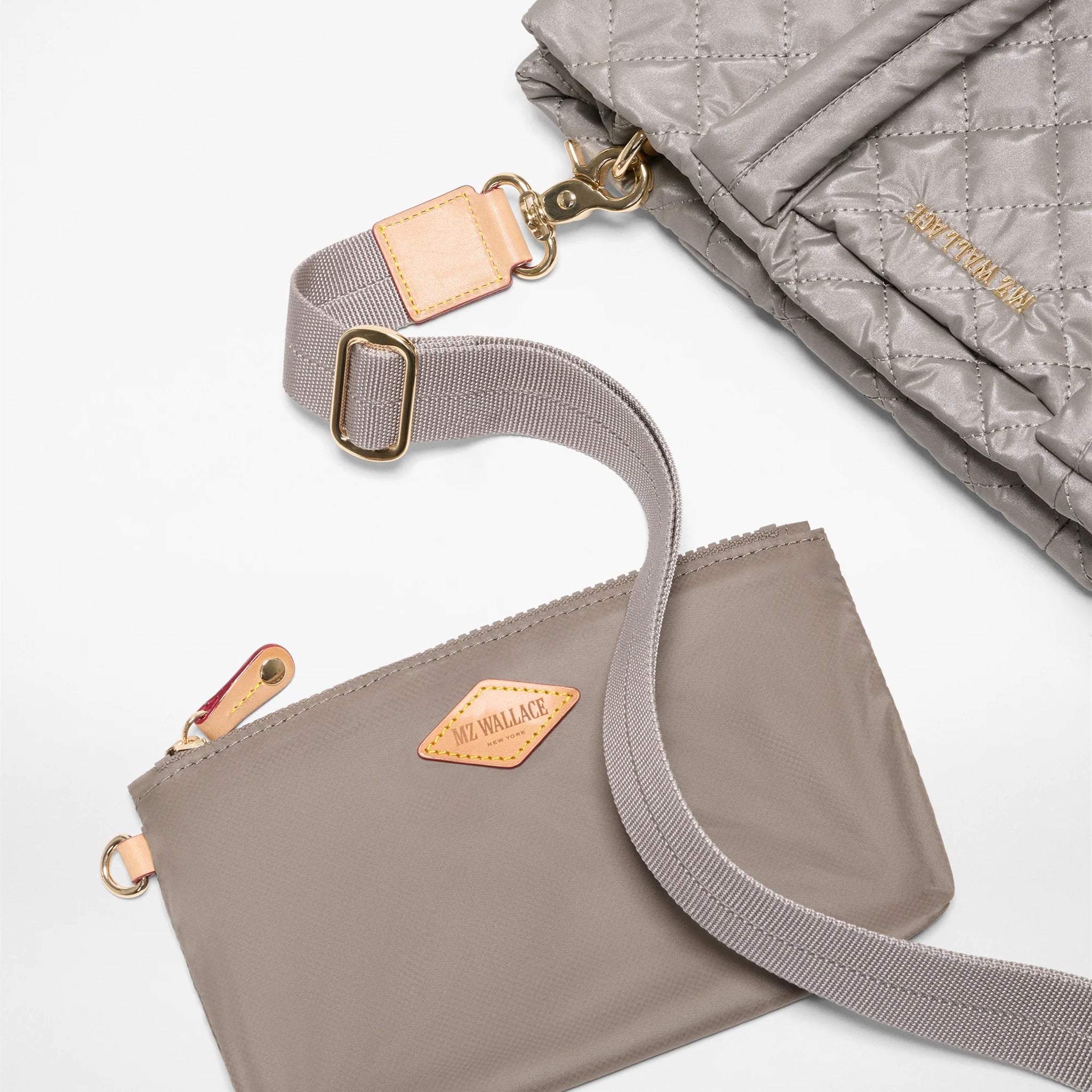 Small Metro City Tote - Sable Pearl Metallic