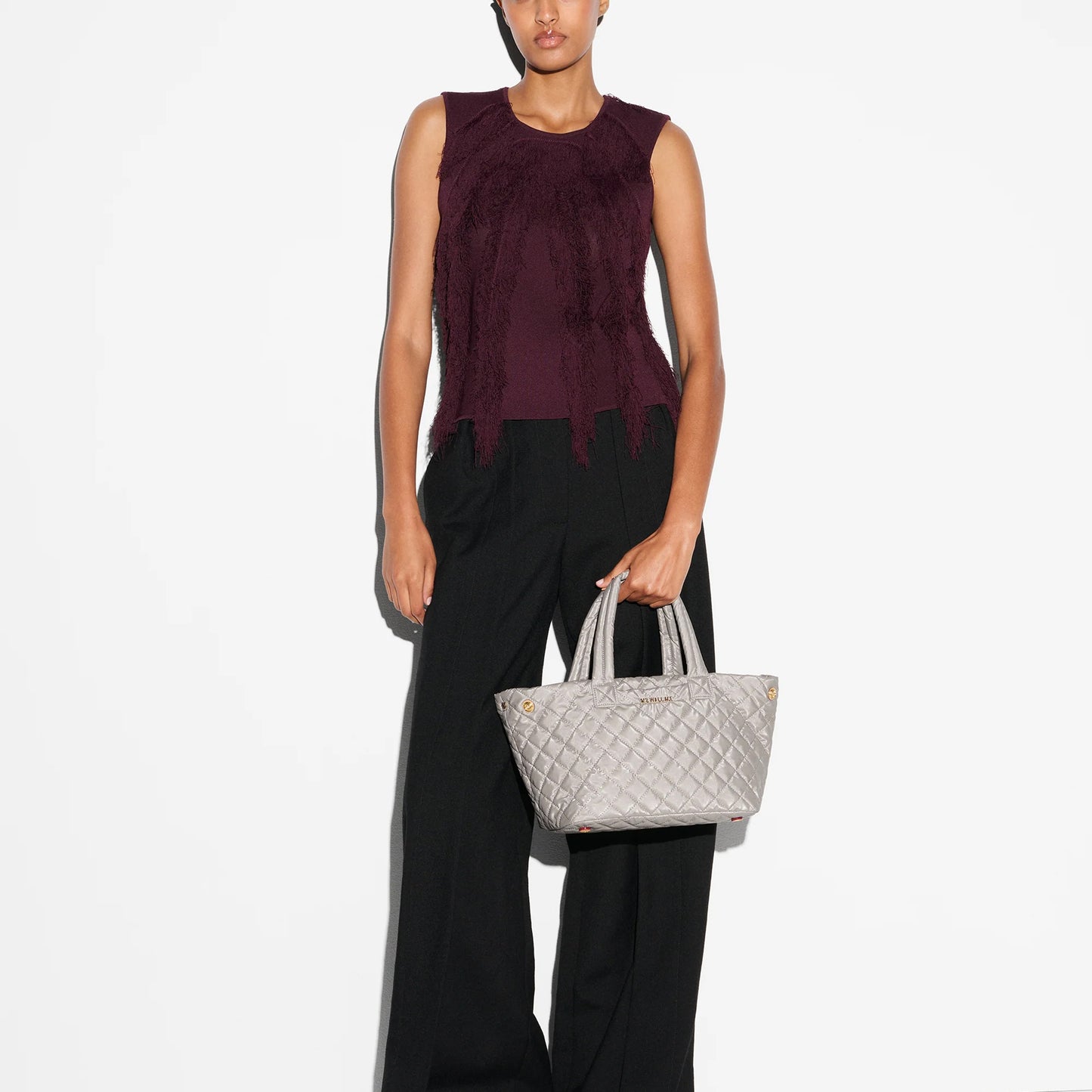 Small Metro City Tote - Sable Pearl Metallic