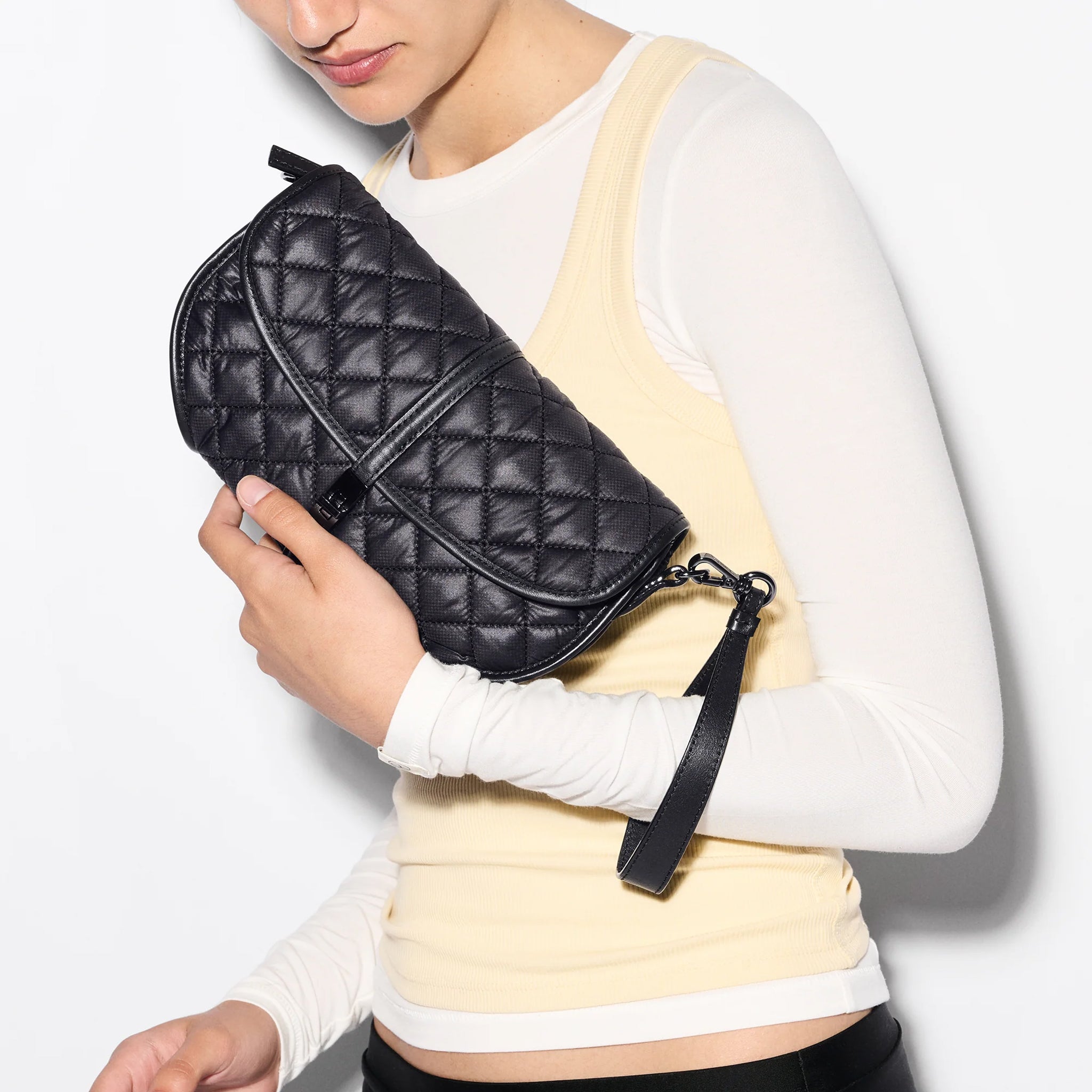 Black Small Astor Convertible Clutch