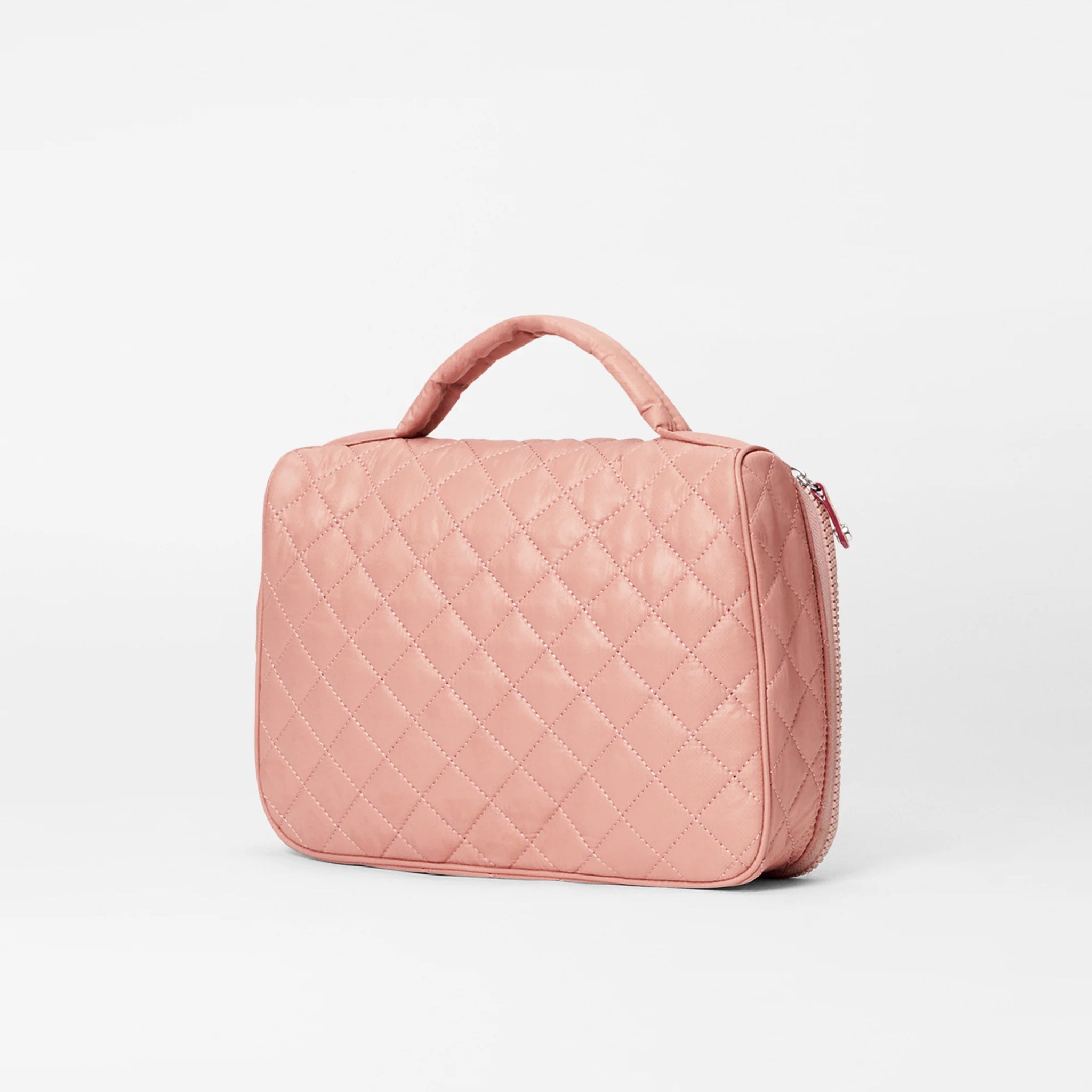 Zip Round Cosmetic - Dusty Rose