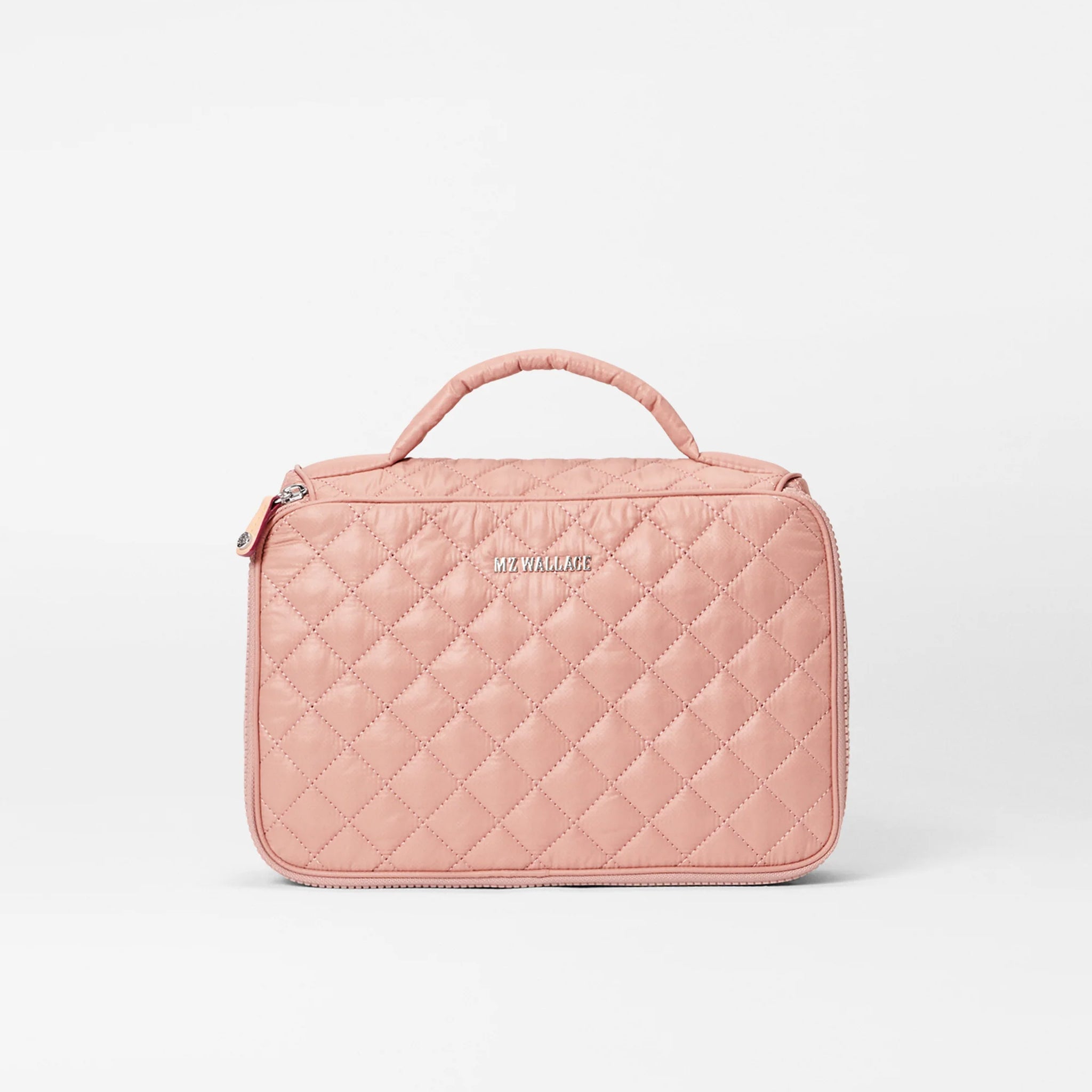 Zip Round Cosmetic - Dusty Rose