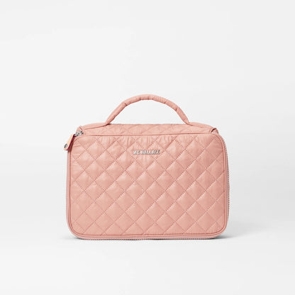 Zip Round Cosmetic - Dusty Rose