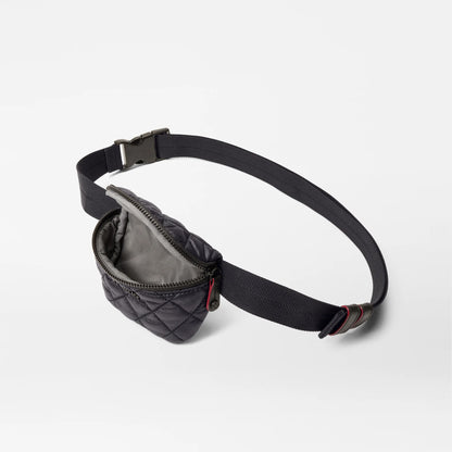 Black Micro Metro Belt Bag