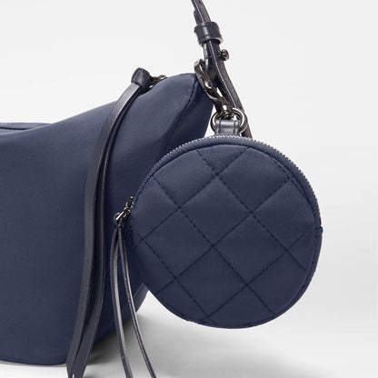 Navy Small Waverly Hobo