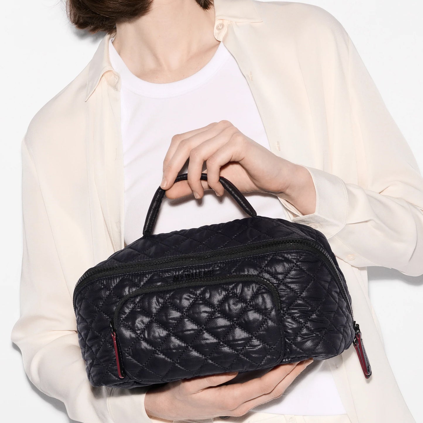 Large Accordion Cosmetic - Black