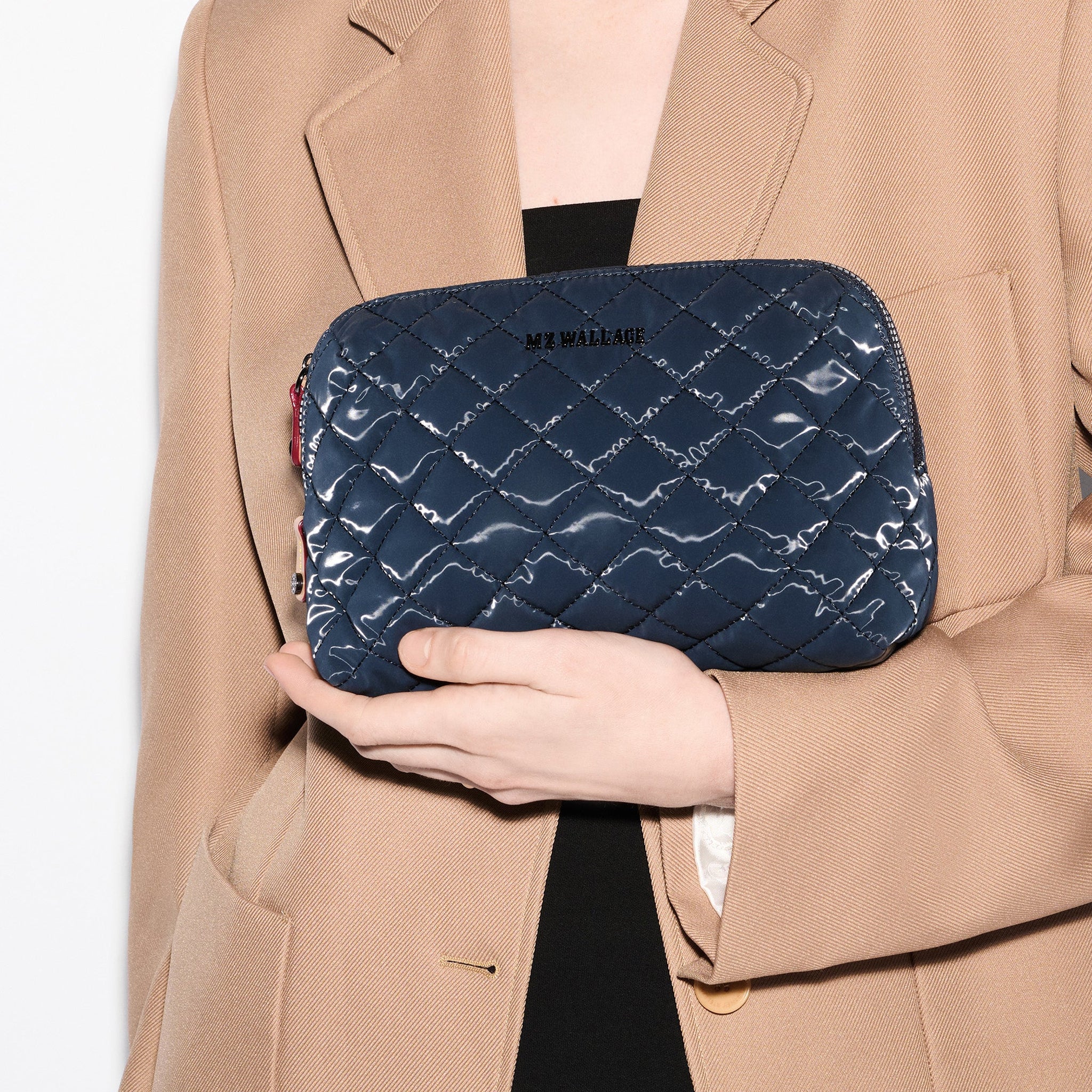 Ink Liquid Medium Double Zip Cosmetic