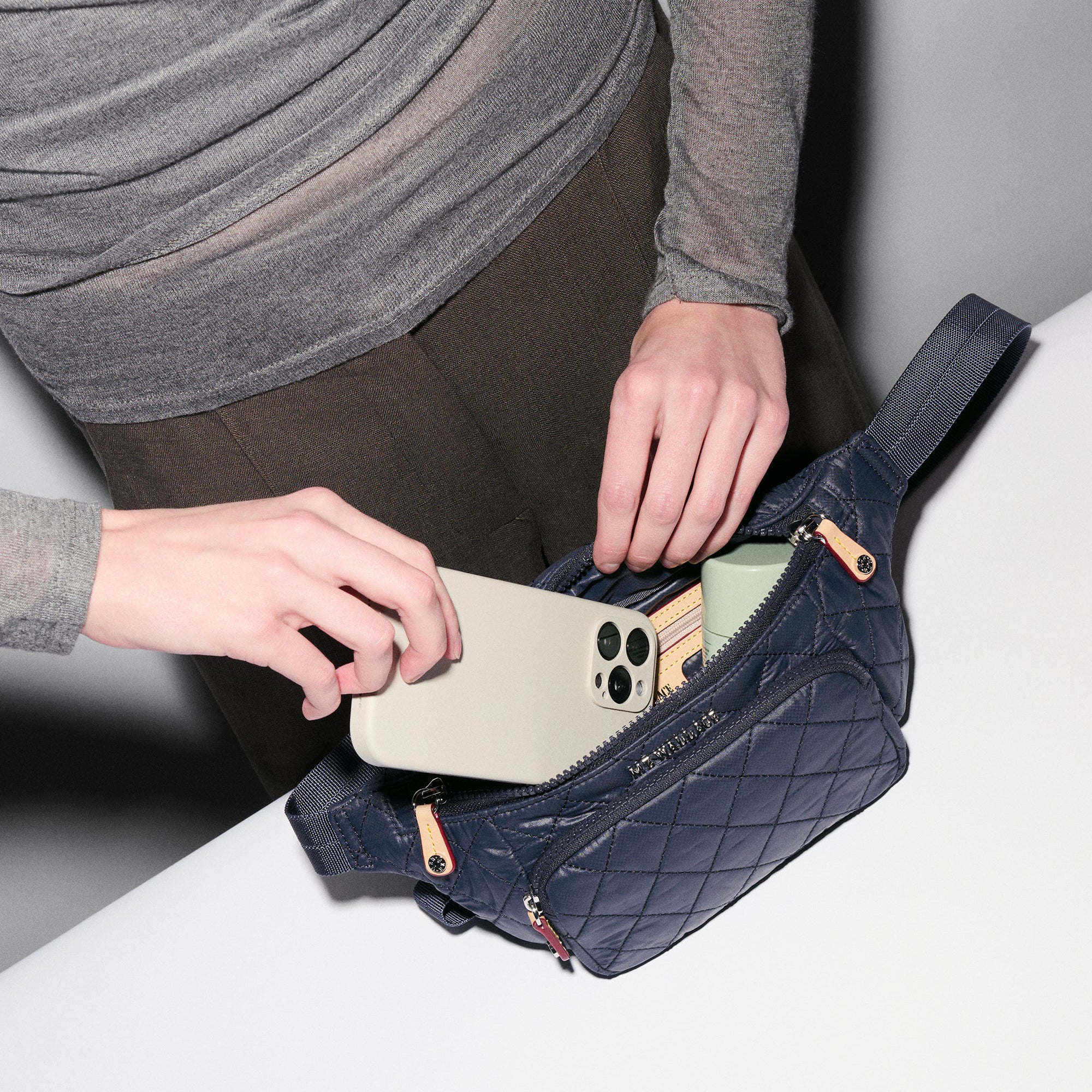 Navy Small Metro Sling