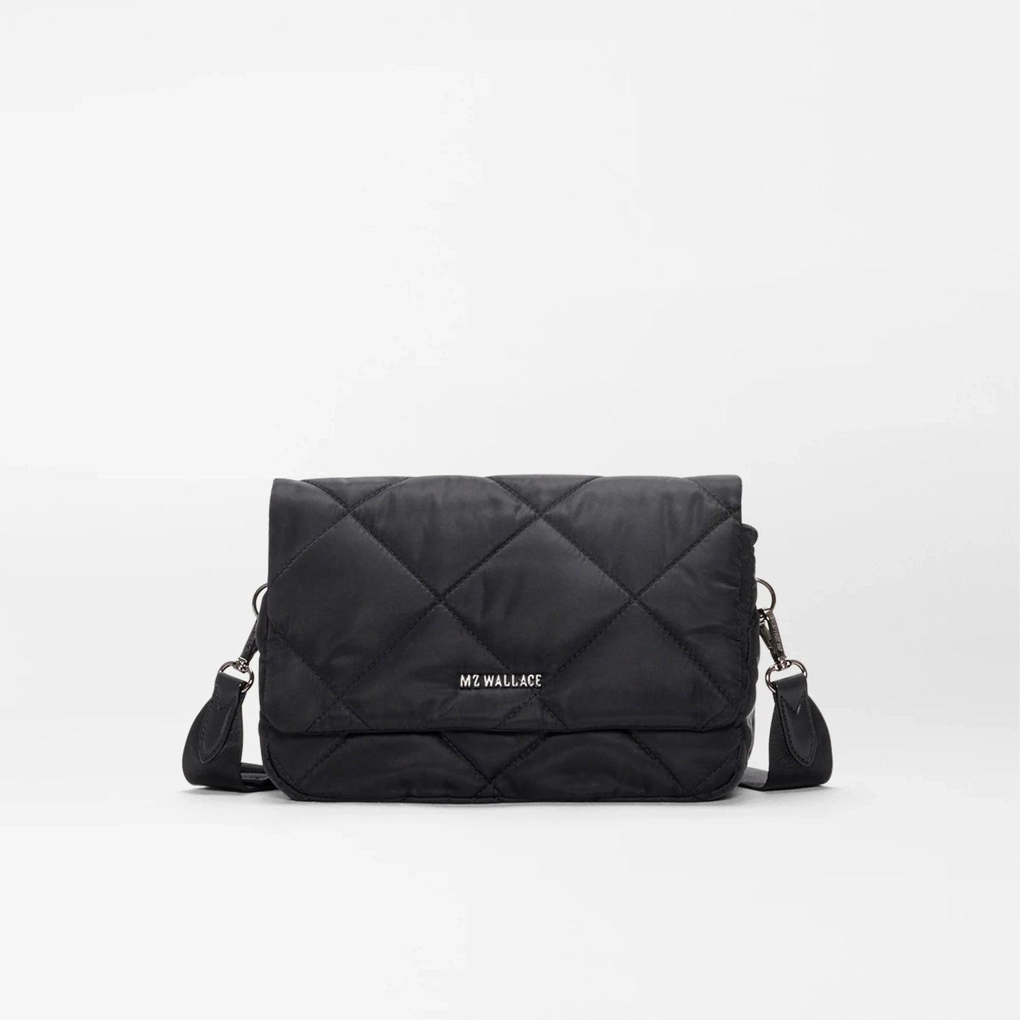 Black Madison Flap Crossbody