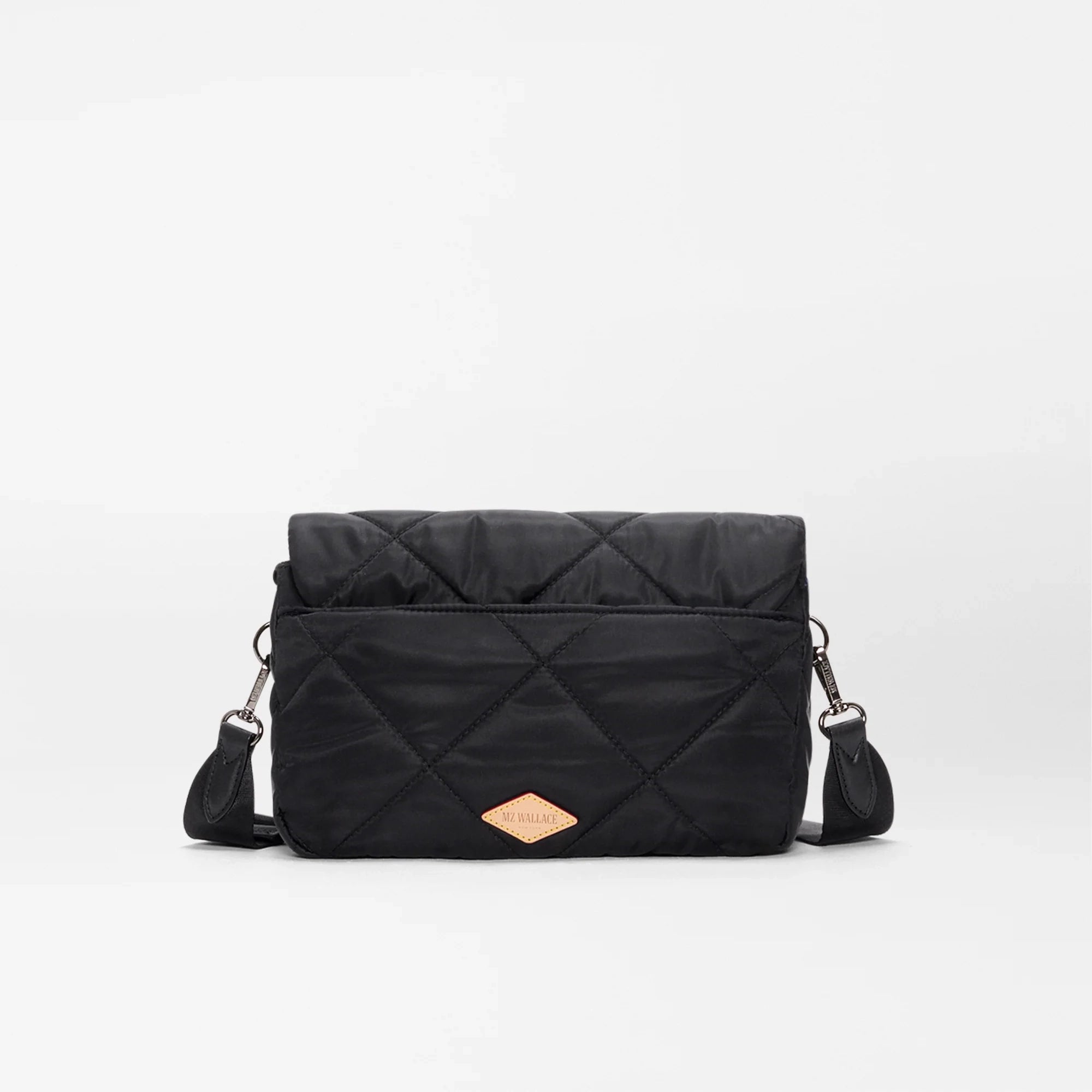 Black Madison Flap Crossbody