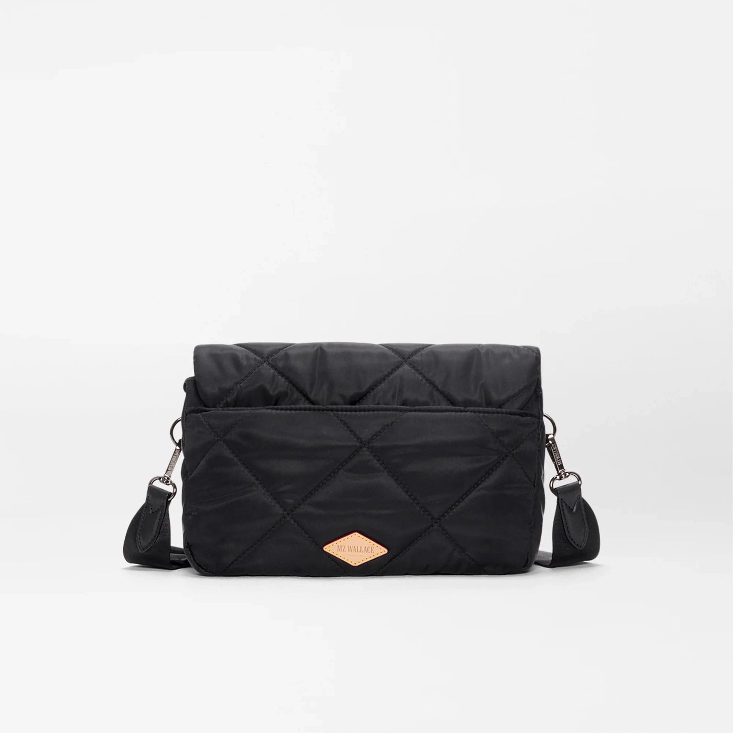Black Madison Flap Crossbody