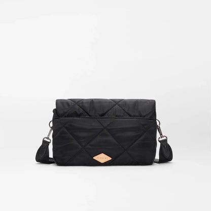 Black Madison Flap Crossbody
