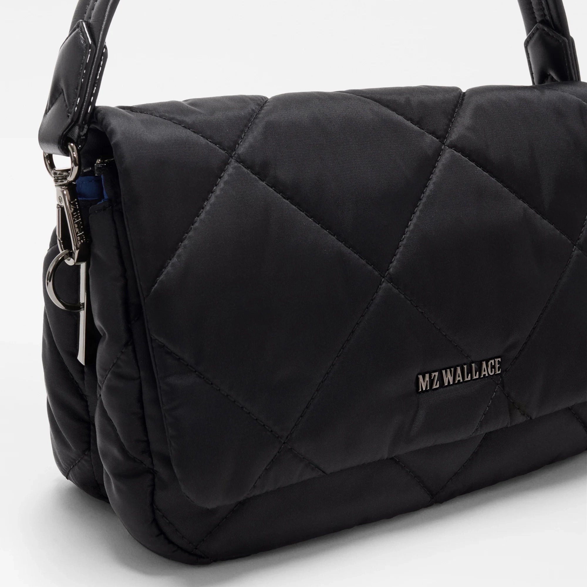 Black Madison Flap Crossbody