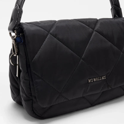 Black Madison Flap Crossbody