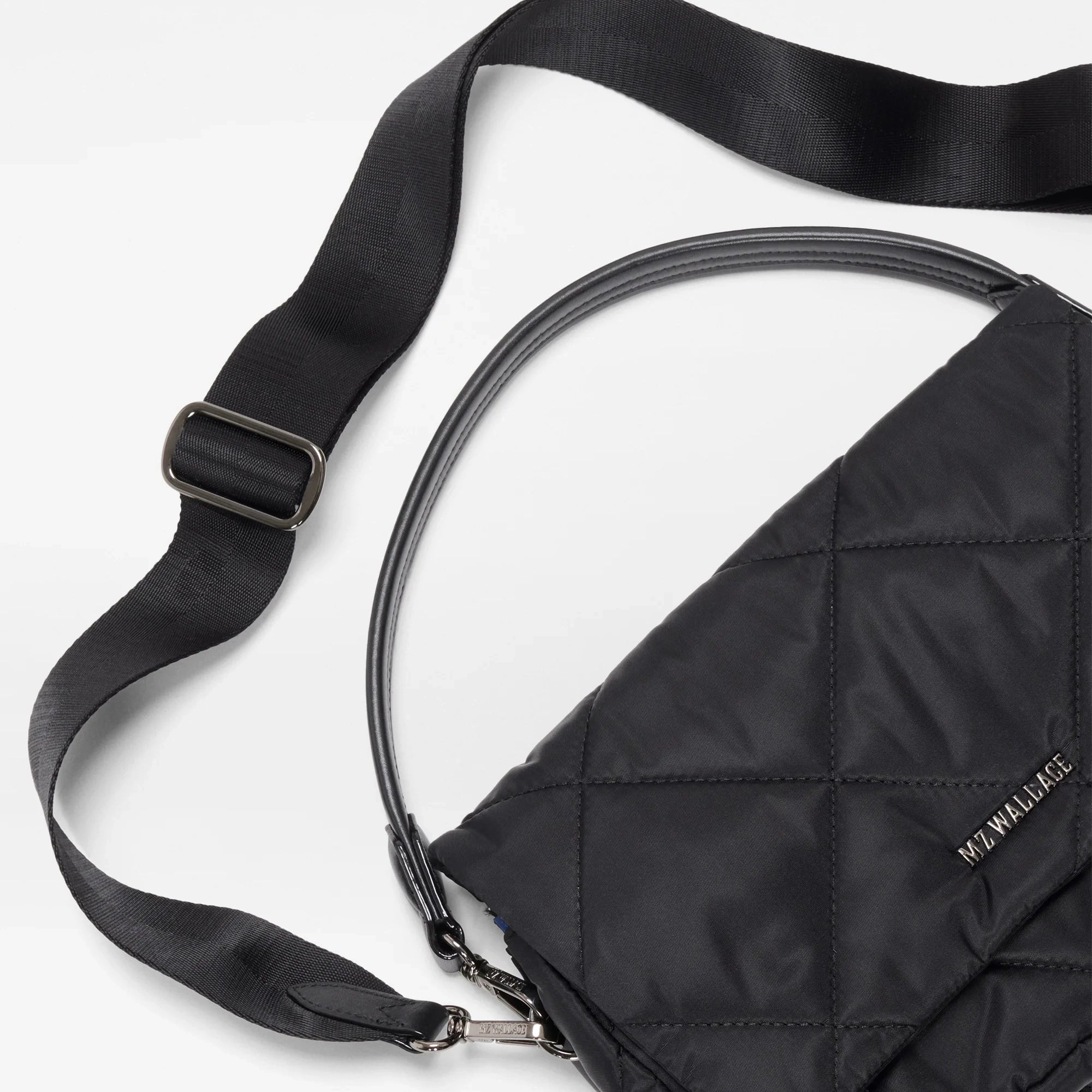 Black Madison Flap Crossbody