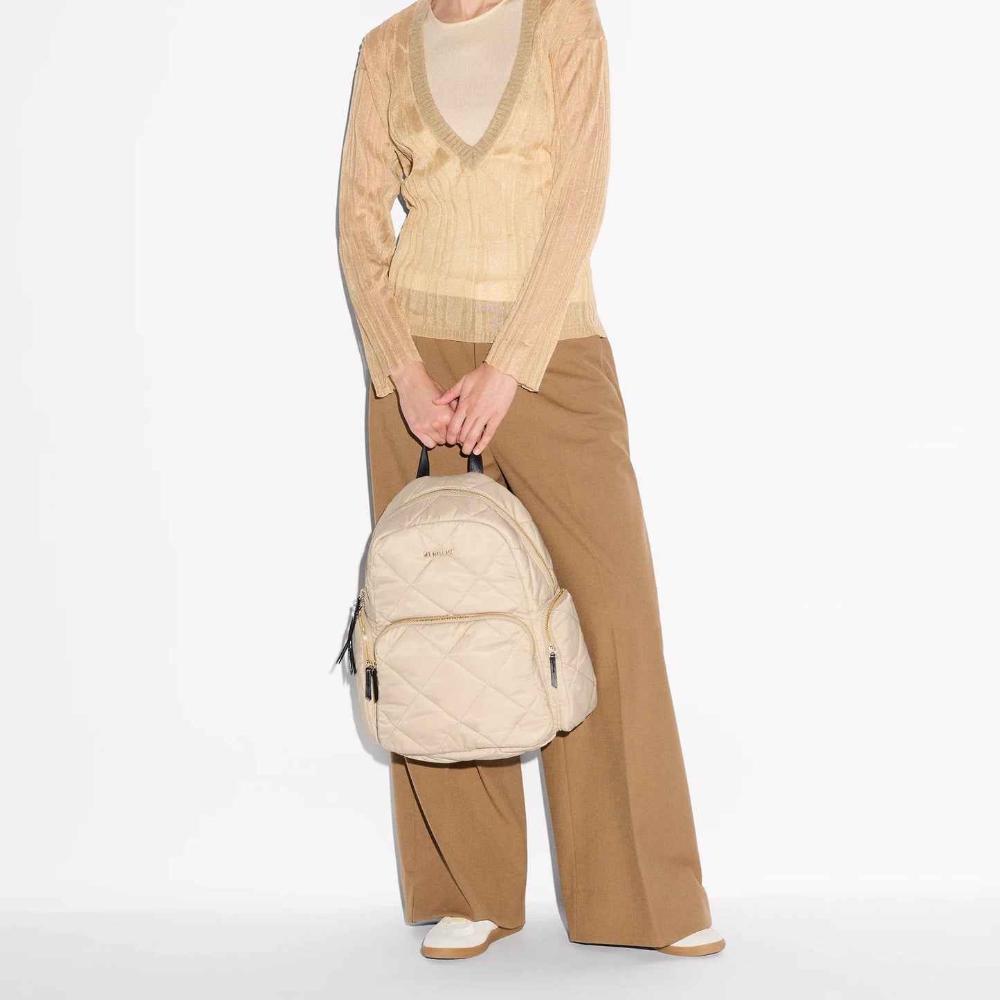 Buff/Black Madison Backpack