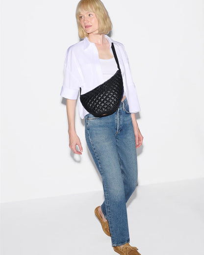 Black Metro Smile Bag