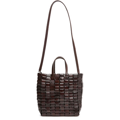 8960 LINK TOTE - DARK BROWN