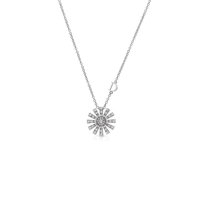 MARGHERITA White gold and diamonds necklace 20072760