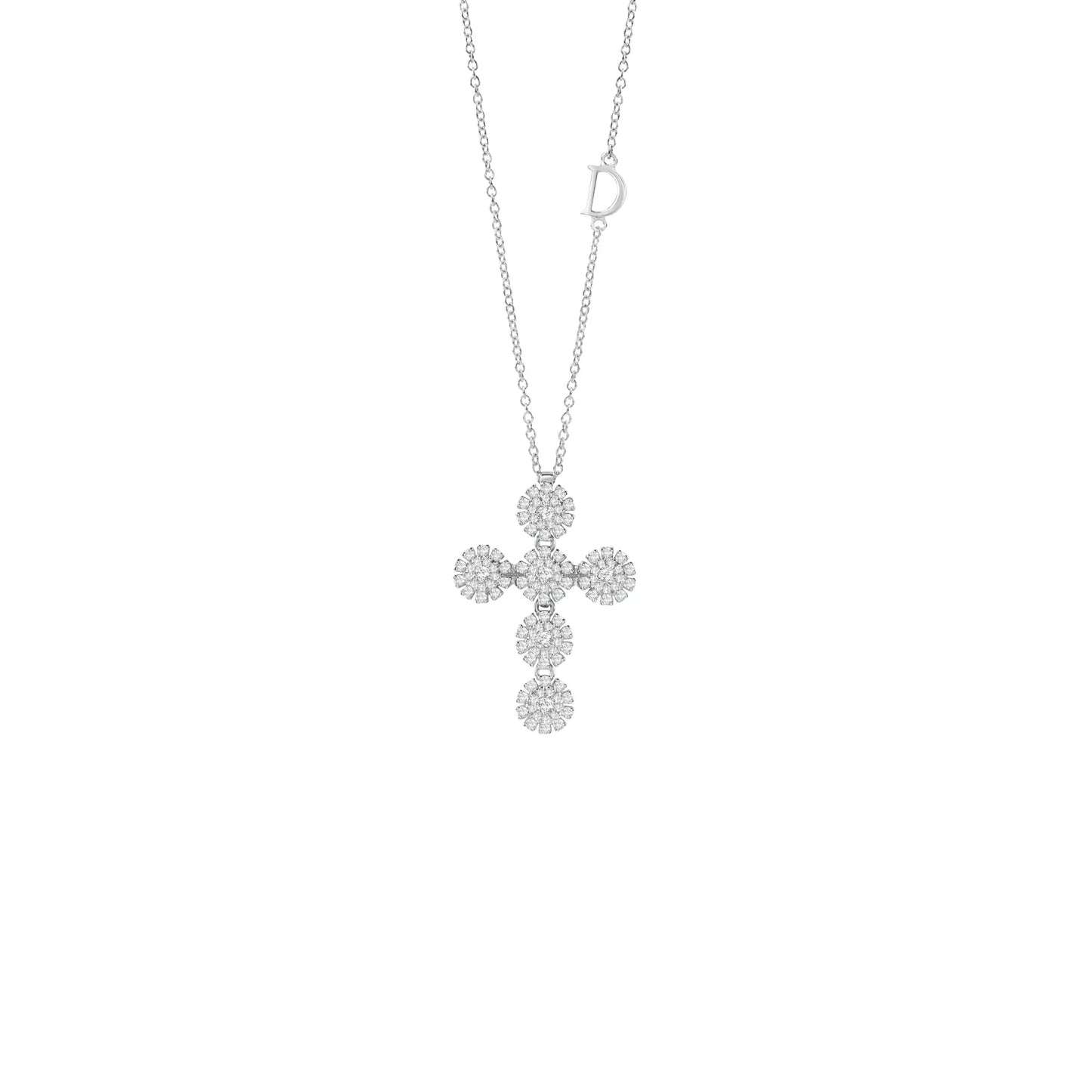 MARGHERITA White gold and diamonds necklace20074590