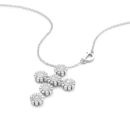 MARGHERITA White gold and diamonds necklace20074590