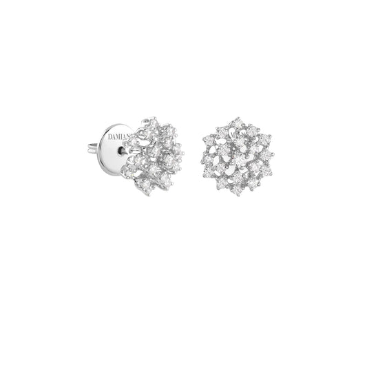 MIMOSA White gold and diamonds earrings   20106422