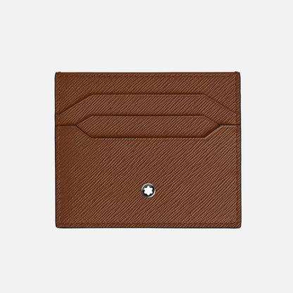Card Holder 6cc in Sartorial Leather - Fauve