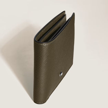 Wallet 6cc in Sartorial Leather - Khaki