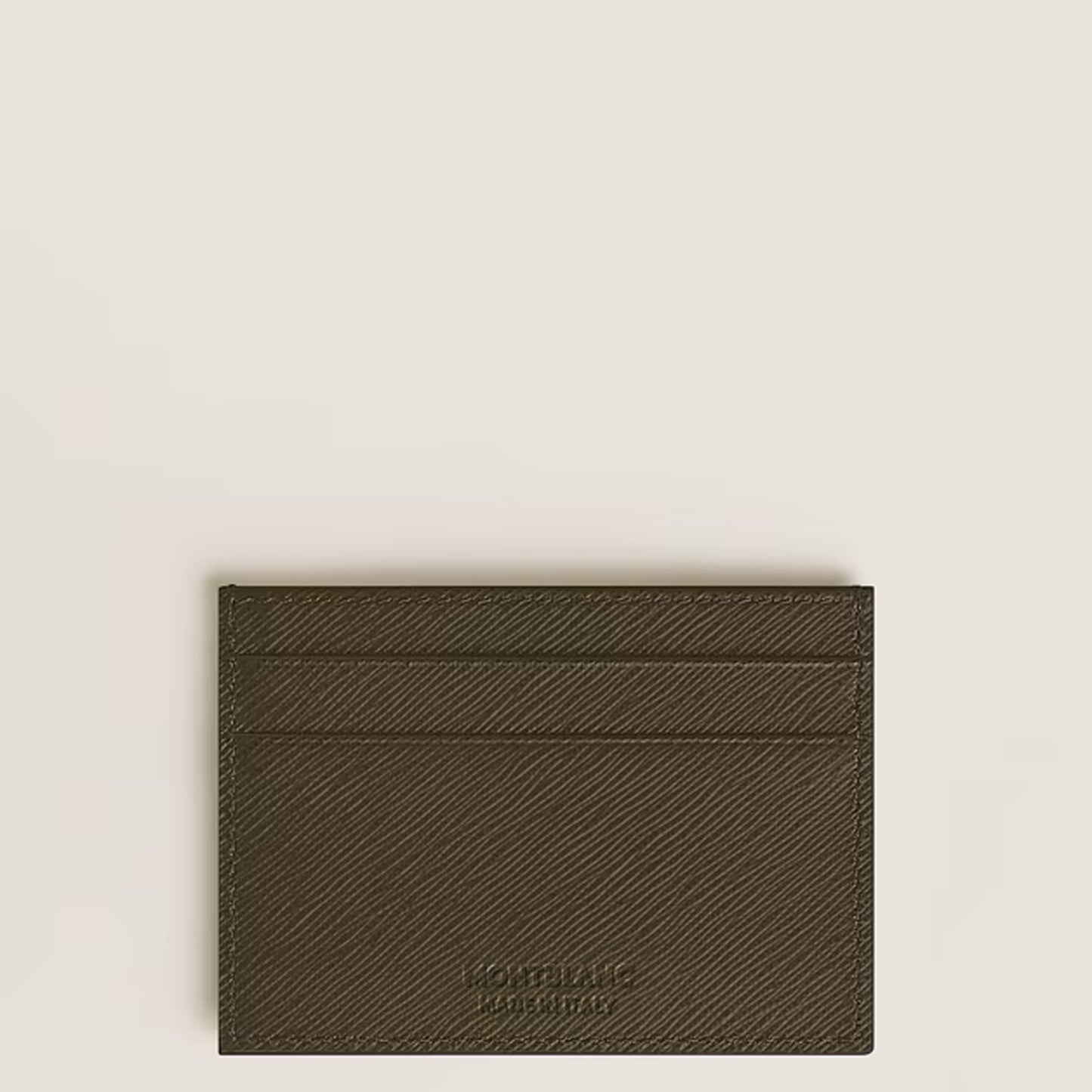 Card Holder 5cc in Sartorial Leather - Khaki