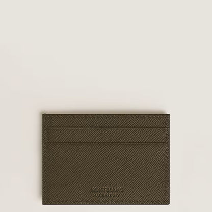 Card Holder 5cc in Sartorial Leather - Khaki