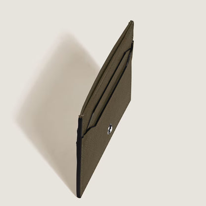 Card Holder 5cc in Sartorial Leather - Khaki