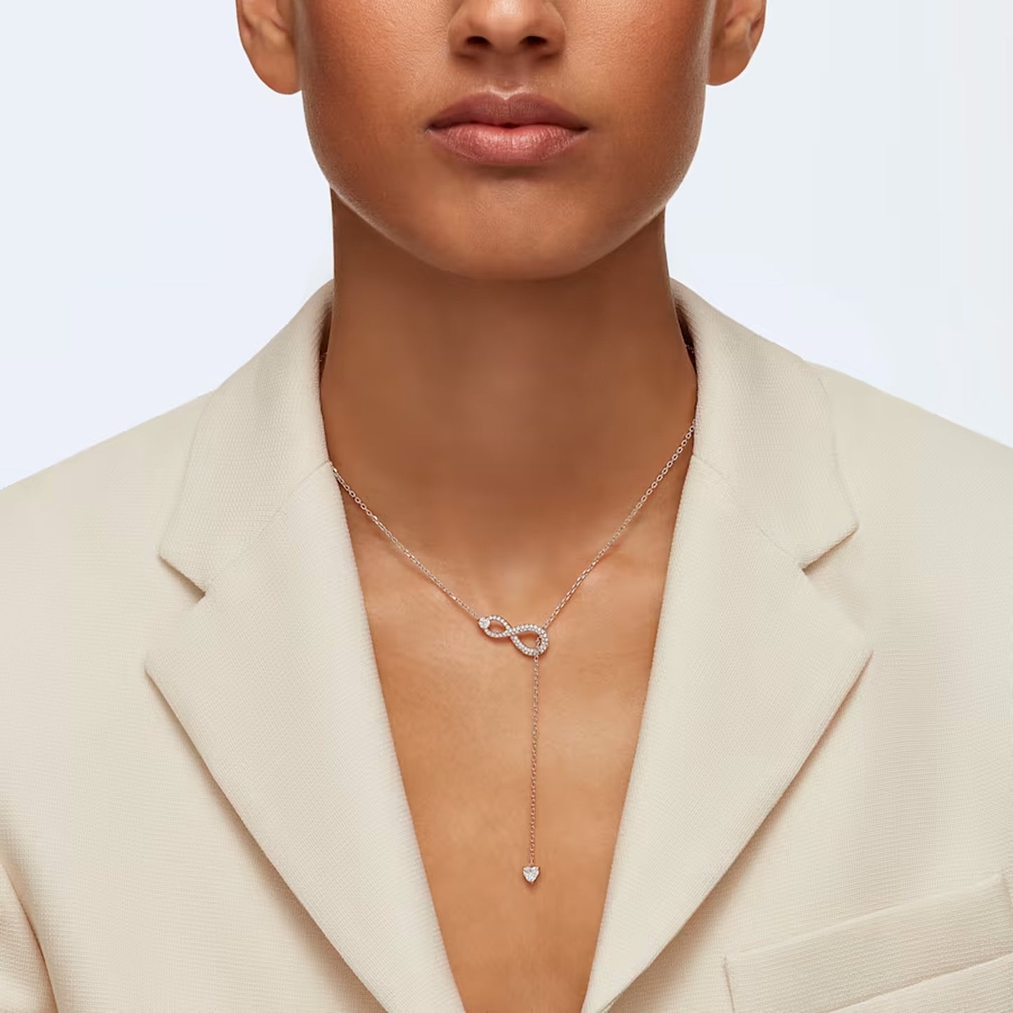 Swarovski Infinity Y necklace