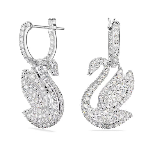 Swarovski Iconic Swan drop earrings