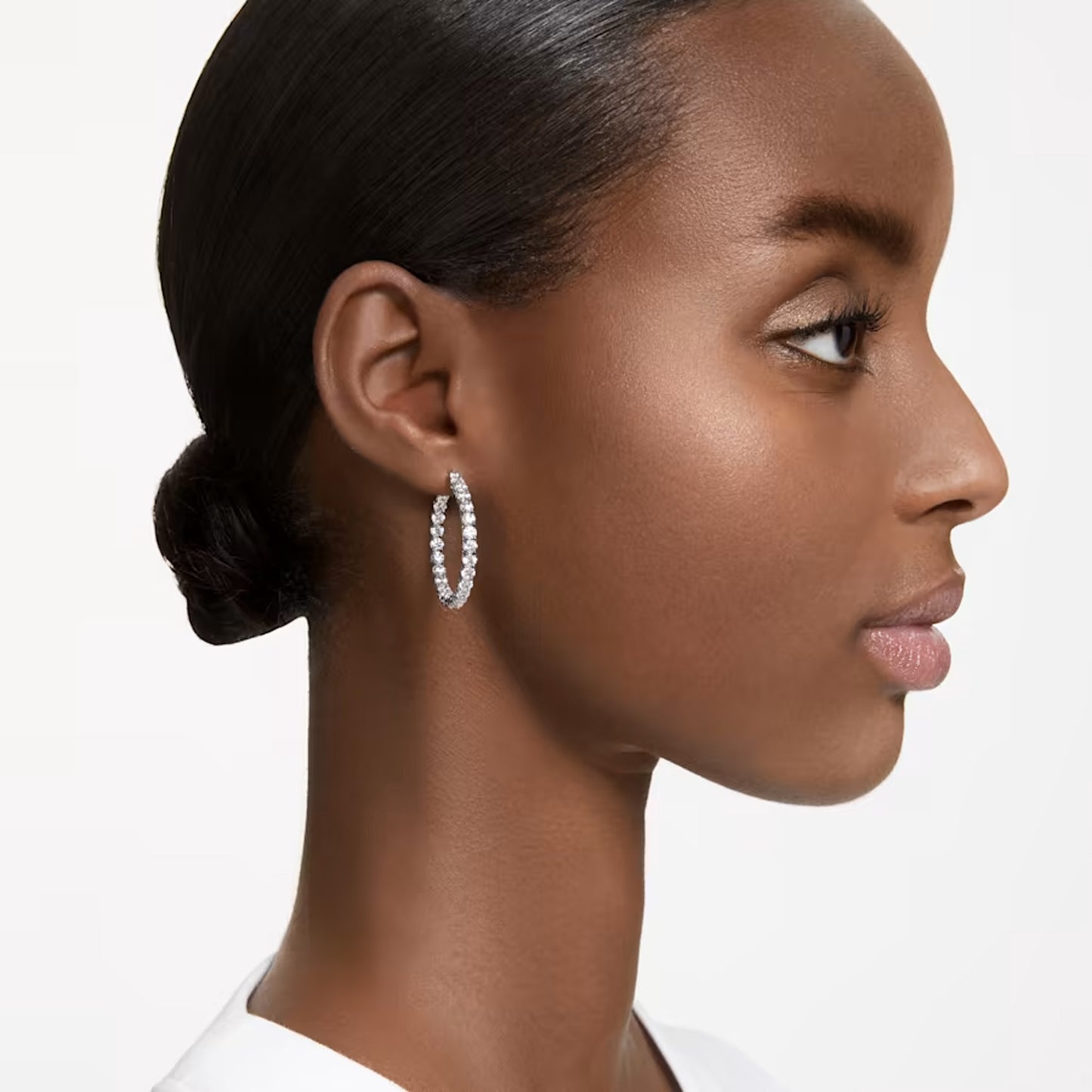 Matrix hoop earrings