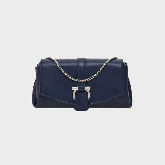 Ferragamo Mia crossbody bag (XS) - Navy