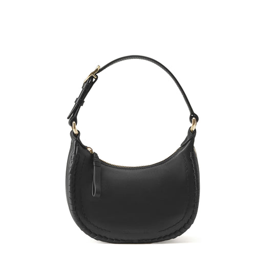 Vivie Mini Hobo Bag - Black