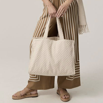 Rocamar Terry Tote - Parchment