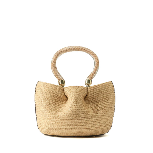 Camelia Basket - Natural/ Cuoio