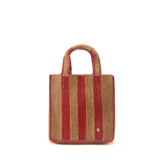 Nami Mini Tote - Nougat/ Tropical