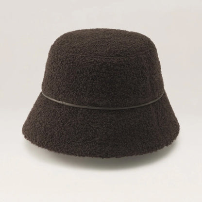 Seda Wool Blend Bucket - Chocolate