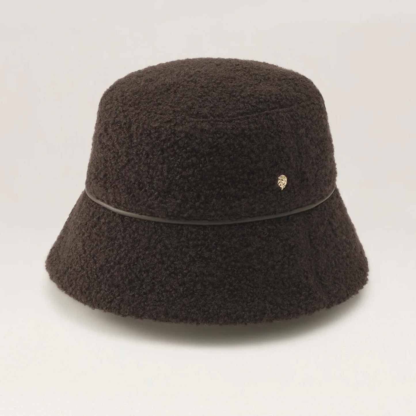 Seda Wool Blend Bucket - Chocolate